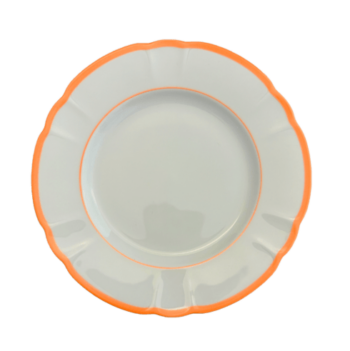 Robert Haviland & C. Parlon Colette Color Edge Orange Dessert 8.25" D