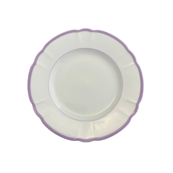Robert Haviland & C. Parlon Colette Color Edge Lilac Bread and Butter 6.25" D
