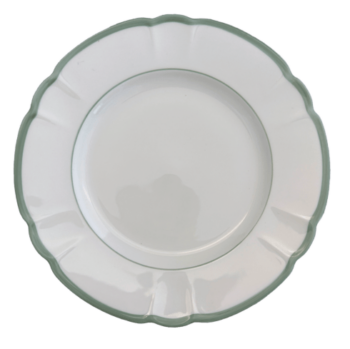 Robert Haviland & C. Parlon Colette Color Edge Celadon Dinner 11" D