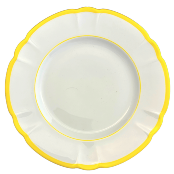 Robert Haviland & C. Parlon Colette Color Edge Citron Dinner 11" D