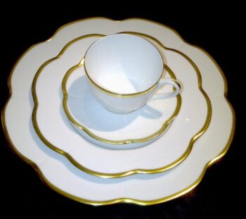 Royal Limoges Margaux gold Creamer 10.0 oz - Image 2