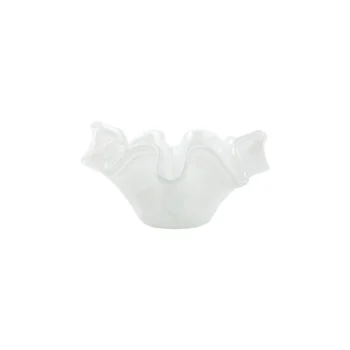 Vietri Onda Glass White Small Bowl