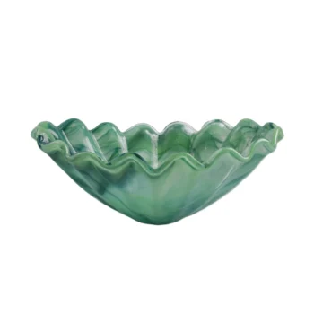 Vietri Onda Glass Medium Centerpiece