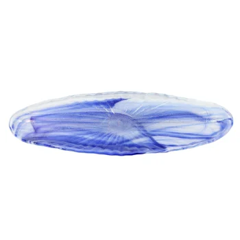 Vietri Onda Glass Cobalt Long Oval Bowl - Image 2