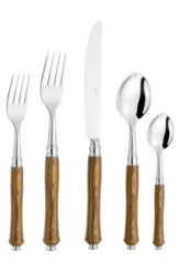 Capdeco Pluton Wood 5 Piece Place Setting