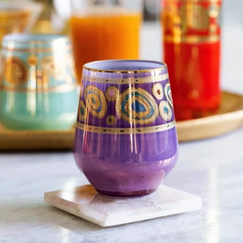 Vietri Regalia Stemless Wine Glass
