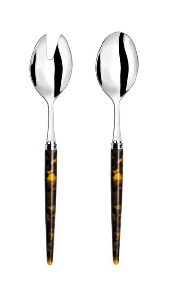 Capdeco Tang tortoise Salad serving set
