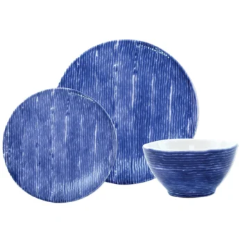 Vietri Santorini 3-Piece Place Setting - Santorini Stripe