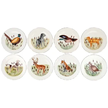 Vietri Wildlife Assorted Dinner Plates - Set of 8