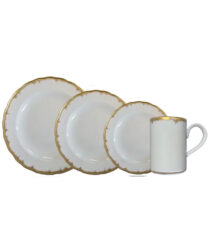 Mottahedeh Chelsea Feather 4PC Place Setting