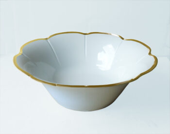 Royal Limoges Margaux gold Salad bowl 10.5" W