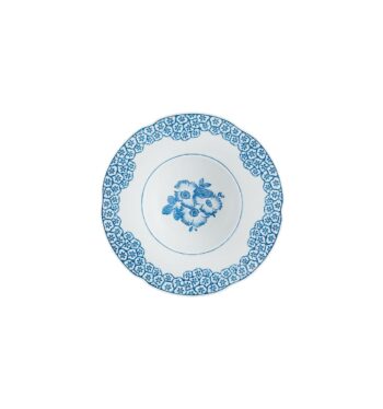 Oscar de la Renta Coralina Blue Soup Plate 10"D x 1.75"H