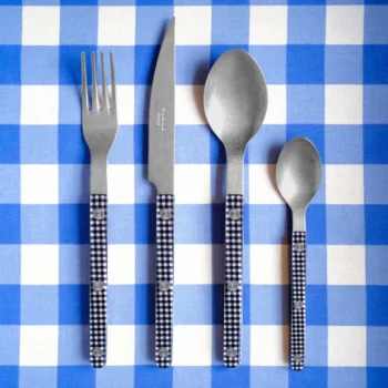 Sabre Bistrot Vintage Gingham Black Flatware
