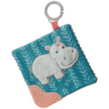 Mary Meyer Jewel Hippo Crinkle Teether – 6″
