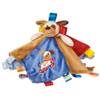 Mary Meyer Taggies Buddy Dog Character Blanket – 13×13″