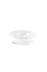 Nashi Home Classical Wave Bowl Small - White Swirl
