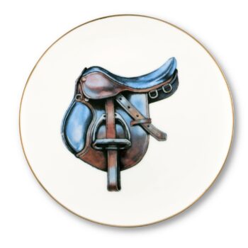 Vagabond House Wellington English Saddle Round Salad Plate 8.5"D