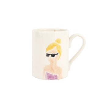Vietri Riviera Sunglasses Mug 4.5"H, 16 oz