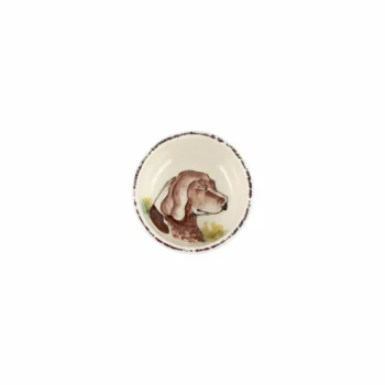 Vietri Wildlife Spaniel Condiment Bowl