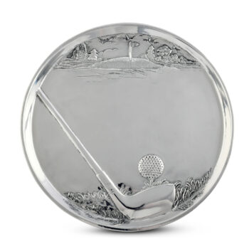 Vagabond House Golf Round Serving Tray 12"D