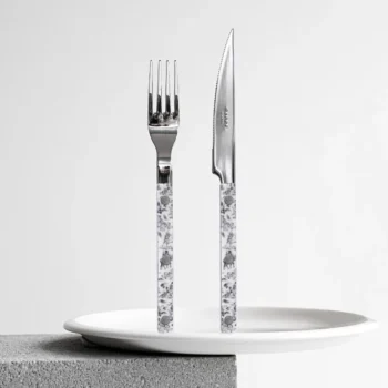 Sabre Bistrot Toile de Jouy Black Flatware