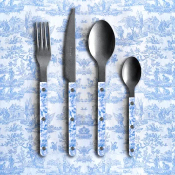 Sabre Bistrot Vintage Toile de Jouy Blue Flatware