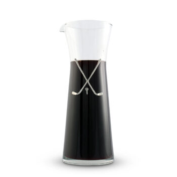 Vagabond House Golf Club Wine Carafe 10"T