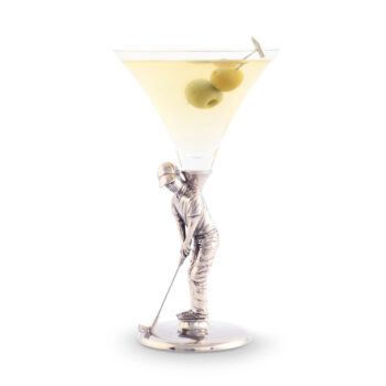 Vagabond House Golfer Cocktail Glass 8.25"T