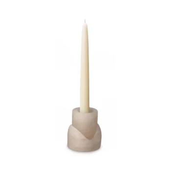 Simon Pearce Manchester Tealight And Taper Candle Holder