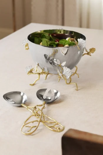 Michael Aram Butterfly Ginkgo Gold Serving Set - Image 3