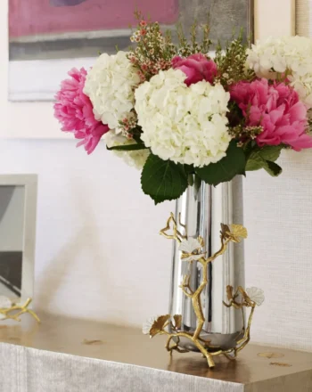 Michael Aram Butterfly Ginkgo Gold Vase - Image 2