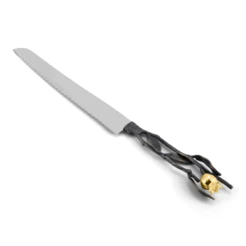 Michael Aram Pomegranate Bread Knife - Shiny Gold