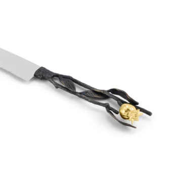 Michael Aram Pomegranate Bread Knife - Shiny Gold - Image 2