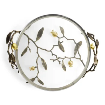 Michael Aram Pomegranate Glass Platter - Image 3