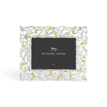 Michael Aram Pomegranate Silver & Gold Frame - 5 x 7