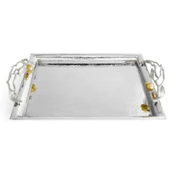 Michael Aram Pomegranate Silver & Gold Serving Tray