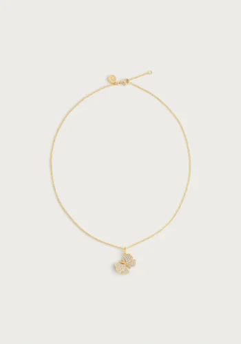 Anabel Aram Butterfly White Pavé Small Necklace - Image 3