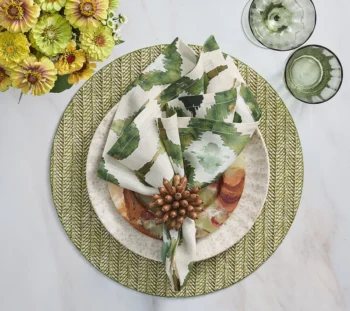 Kim Seybert Florette Napkin Ring - Set of 4 - Image 2