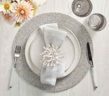 Kim Seybert Watercolor Stripe Napkin - Set of 4 - Image 2