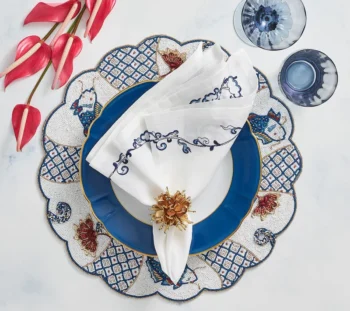 Kim Seybert Orient Placemats - Set of 2 - Image 2