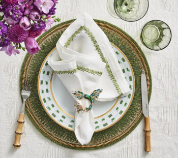Kim Seybert Hummingbird Napkin Ring - Set of 4 - Image 2
