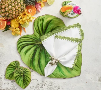 Kim Seybert Hive Napkin Ring - Set of 4 - Image 3