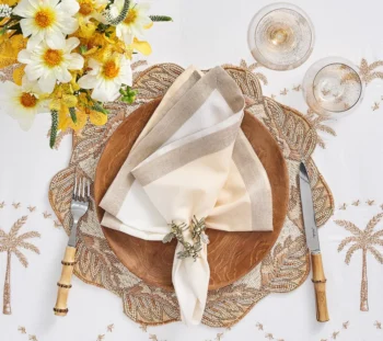 Kim Seybert Winding Vines Placemat - Set of 2 - Image 2