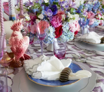 Kim Seybert Demilune Napkin Ring - Set of 4 - Image 2