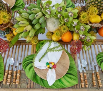 Kim Seybert Tropicana Placemat - Set of 4 - Image 3