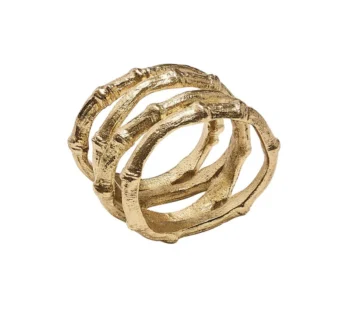 Kim Seybert Bamboo Napkin Ring - Set of 4