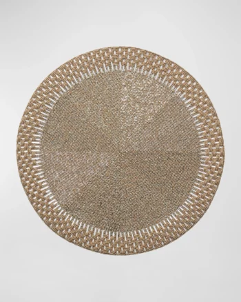 Kim Seybert Palisade Placemat in Gold - Set of 2