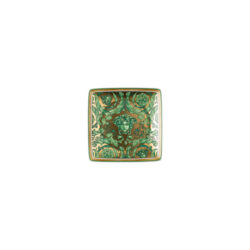 Versace by Rosenthal Medusa Garland Green Canape Dish