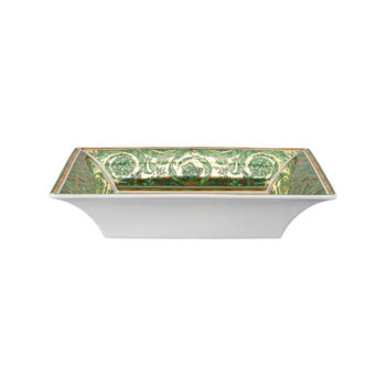 Versace by Rosenthal Medusa Garland Green Large Tray - Image 2
