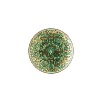 Versace by Rosenthal Medusa Garland Green Bread & Butter Plate